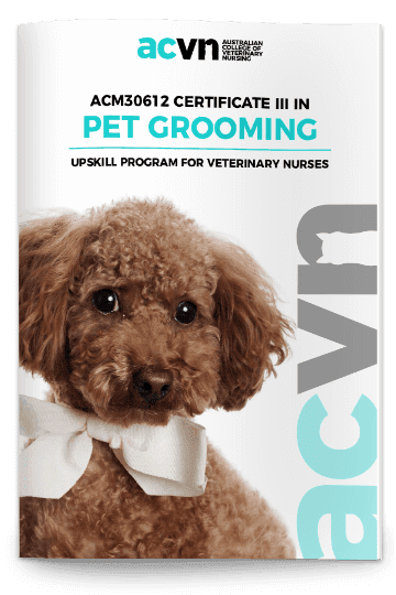 ACM30612 Certificate III in Pet Grooming Brochure Cover